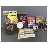 Texas History, Davy Crocket & Sheriff's Cap