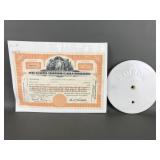 Packard Motor Company Certificate & Antique