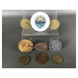 Vintage Novelty Coins & Tokens