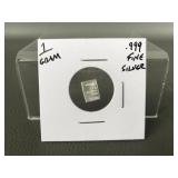 Valcambi Suisse .999 Fine Silver 1 Gram