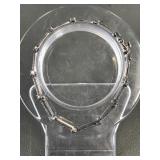 Vtg Sterling Silver & Marcasite Bracelet