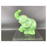 Fenton Chameleon Glass Elephant Figurine, With Box