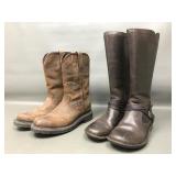 Justin's Brown Waterproof Work Boots & Uggs Boots