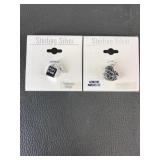 Sterling Silver Charms Holy Bible & Marcasite