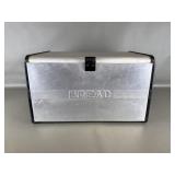 Vtg Kromex Spun Aluminum Bread Box From 50s