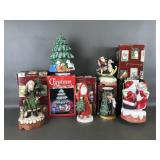 Vintage Enesco Old World Santa Figurine & More