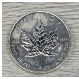2011 Maple Leaf 1oz .9999 Fine Silver