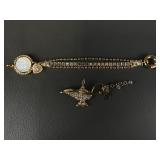 Kirks Folly Moon Face Bracelet & Aladdin Lamp
