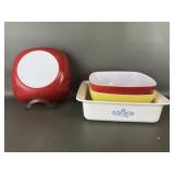 Pyrex Square Bowls & Corningware Baking Dish