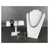 Detroit Tigers Stainless Watch, Men's Jewelry &