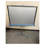 Vintage Da-lite 1970s Tripod Projection Screen
