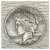 1934-D Liberty Silver Dollar $1 90% Silver Coin