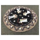 Handmade Quilted Cotton Angel Tree Skirt