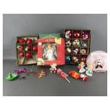 Assortment Of Christmas Ornaments & More