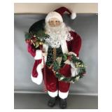 Traditional Stationary Standing Santa Claus Figure