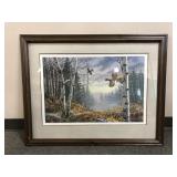 David Maass Grouse Cover Framed Signed Art Print