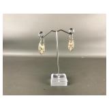 Vintage Sterling Silver Filigree Earrings