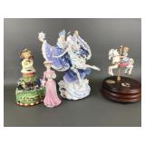 Vintage Figurine Musical Boxes