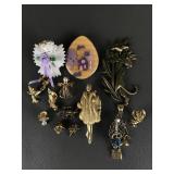 Lucinda House Pins, Jj Jonette & More Brooch Pins