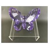 Swarovski Violet Crystal Butterfly