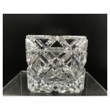 Hexagonal Crystal Glass Dish W Cover