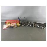 Vintage Cast Iron Budweiser Beer wagon