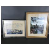 Framed Ausable In August Russ Martin Print Signed&