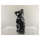 Fenton Black Amethyst Cat Figurine W Box