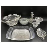 Lenox Crystal Serving Dish, Glass Serving Dishes,