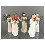 Willow Tree '  Quietly' Sculpted Resin Figurine,