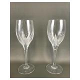 Mikasa Flame D'amore Water Wine Glasses
