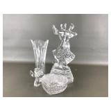 Vintage Royal Crystal Rock Tango Dancing Couple,