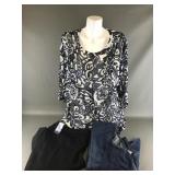 New Coldwater Creek Cypress Pants 22w, 2xl Top