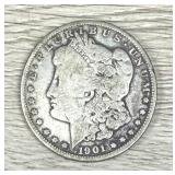 1901-O Morgan Silver $1 Dollar 90% Silver