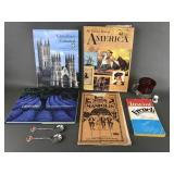 Antique State Fair Glass, Vtg Epehemera & Travel
