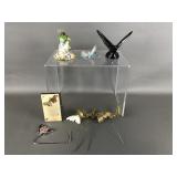 Handpainted Glass Butterfly & More Decor