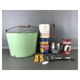 Vintage Rustic Farmhouse Sifters, Bucket, & More!