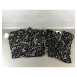 Coldwater Creek 1x Summer Doodle Print Knit Pants