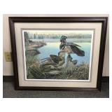 Signed And Numbered Jim Foote ' Wood Ducks' Print