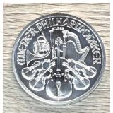 Austria 1 Oz Silver Philharmonic .999 Fine Silver