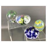 Gentle Glass & Joe Rice Paperweights