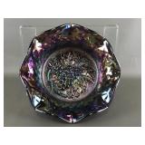 Carnival Glass Grape Centerpiece Bowl