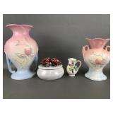 Hull Art Pottery Vases & Trinket Dish