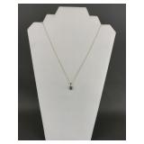 10k Gold Necklace W Diamonds