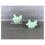 Mosser Jadeite Mini Hen On Nest