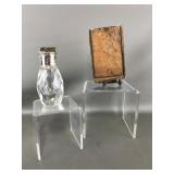 Antique Ford Battery & Crystal Glass Lighter