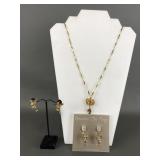 Kirks Folly Dream Angel Earrings, Necklace & Pins