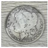 1880-O Morgan Silver $1 Dollar 90% Silver Coin