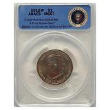 Graded MS67 2012 $1 Coin