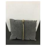 14k Gold Tested Diamond Cut Rope Chain